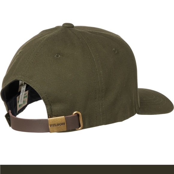 Filson Ducks Unlimited Logger Cap Hat Olive Dark Retro One Size New $55 Tags - Picture 2 of 3